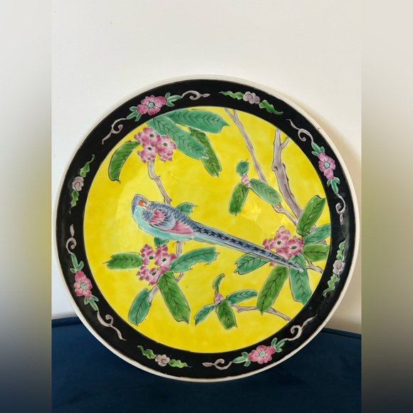 VintageJapanese Yamatoku Birds of Paradise Plate | Made in Japan | - Picture 2 of 7